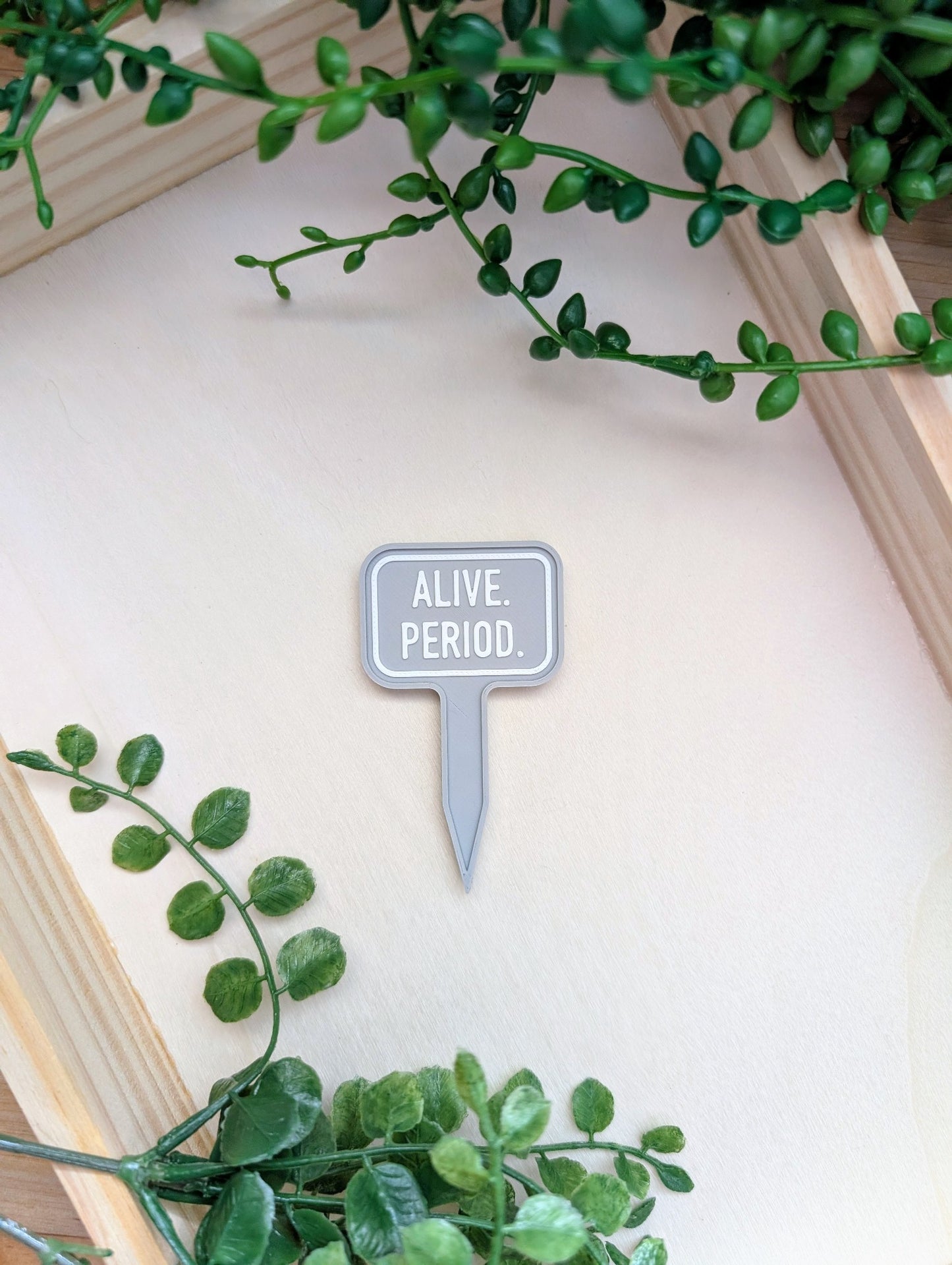 Alive. Period Mini Tag Magnet