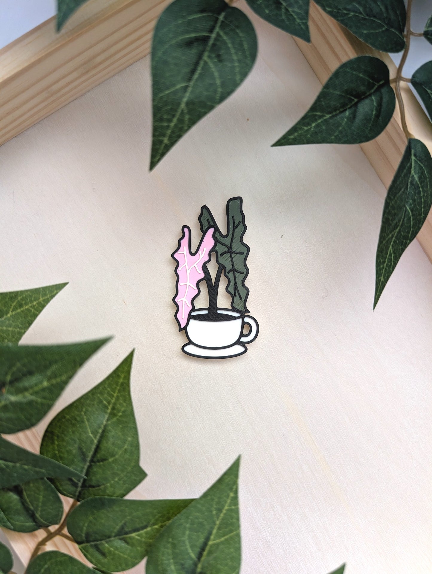 Tea Cup Alocasia Narrow Magnet