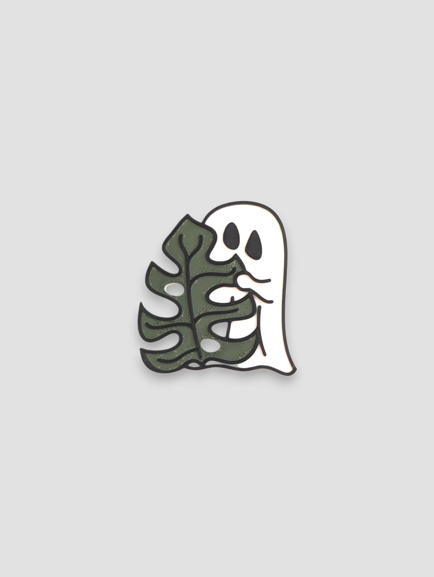 Ghost Monstera Magnet