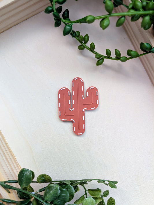 Stitched Cactus Magnet