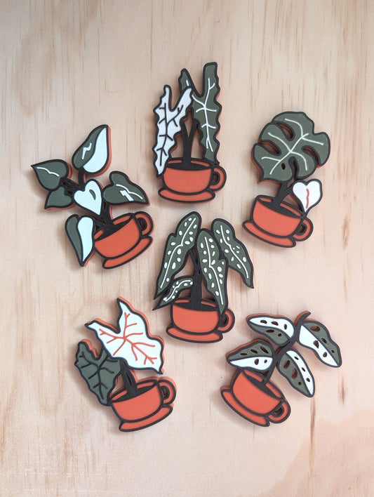 Tea Cup Plant Magnets