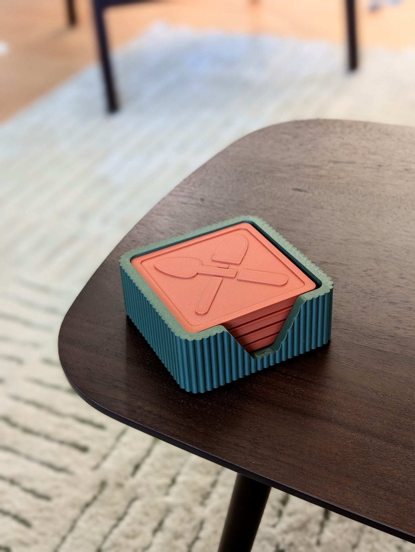 Garden Tool Coaster Set