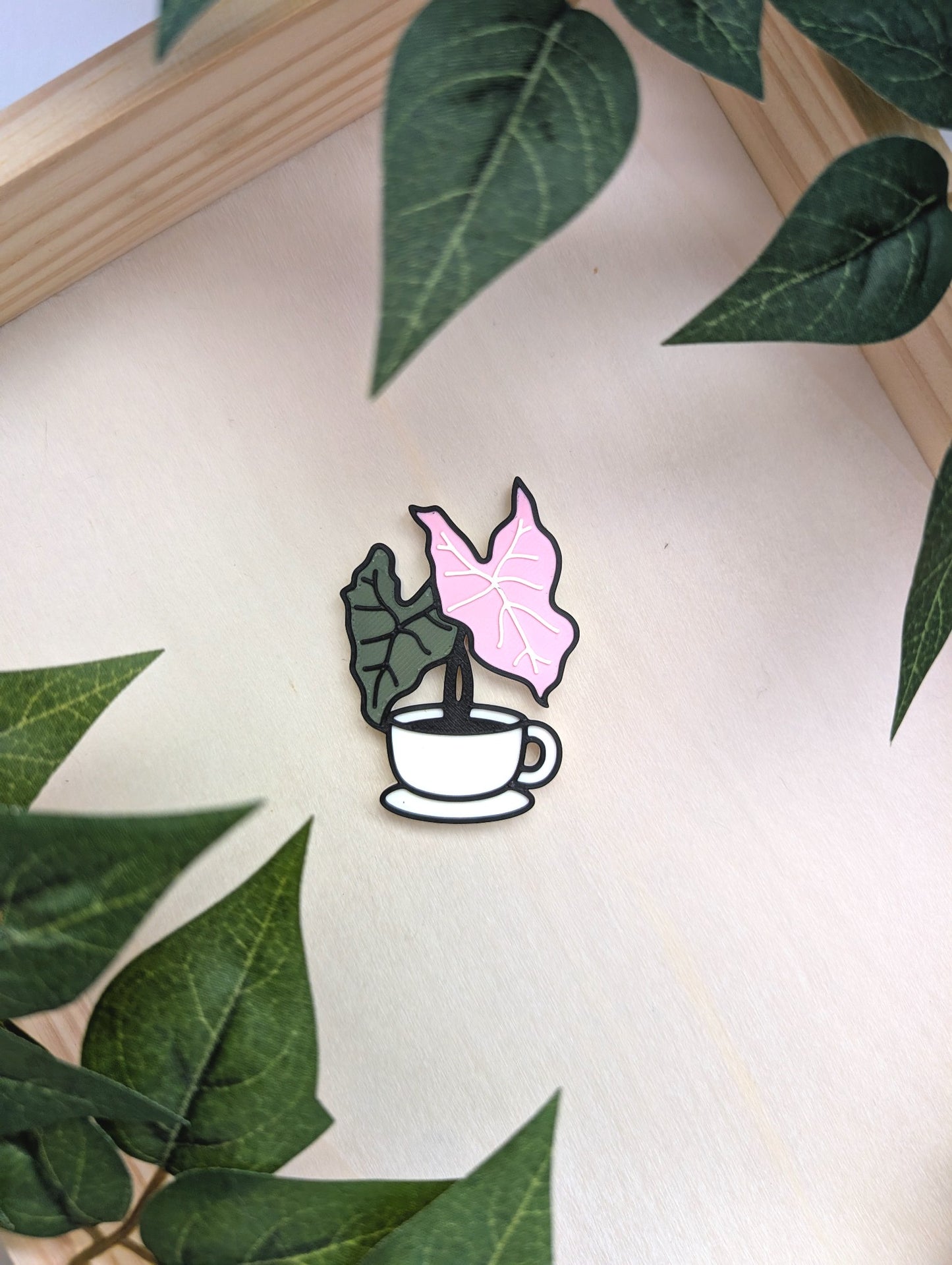 Tea Cup Alocasia Magnet