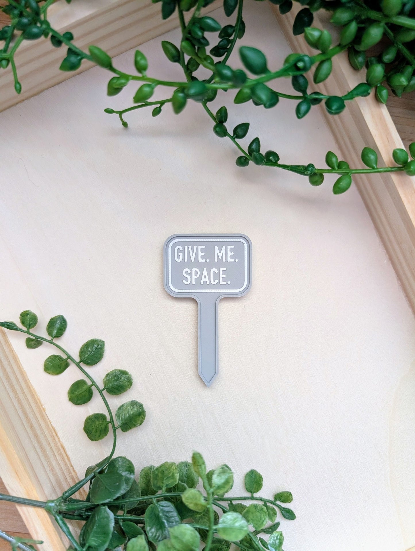 Give. Me. Space. Mini Tag Magnet