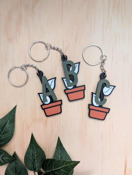 Plantabet (Alphabet) Keychains