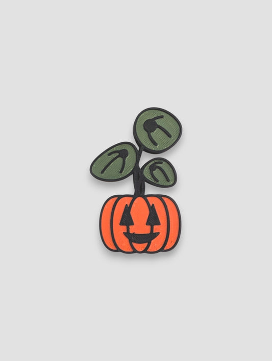 Pumpkin Oval Plant Magnet