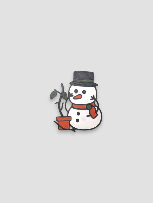 Snowman Gasp Magnet