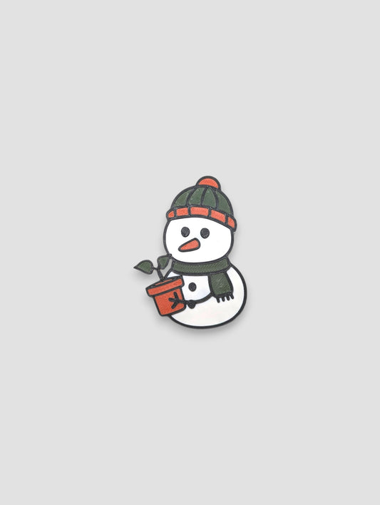 Snowman Plant Magnet