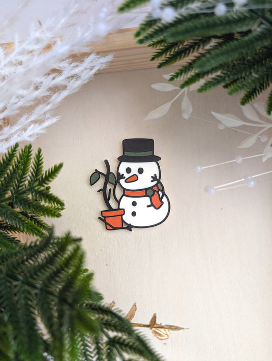 Snowman Gasp Magnet