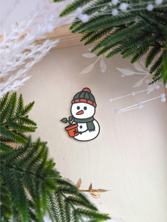Snowman Plant Magnet