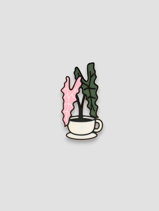 Tea Cup Alocasia (Pink) Narrow Magnet