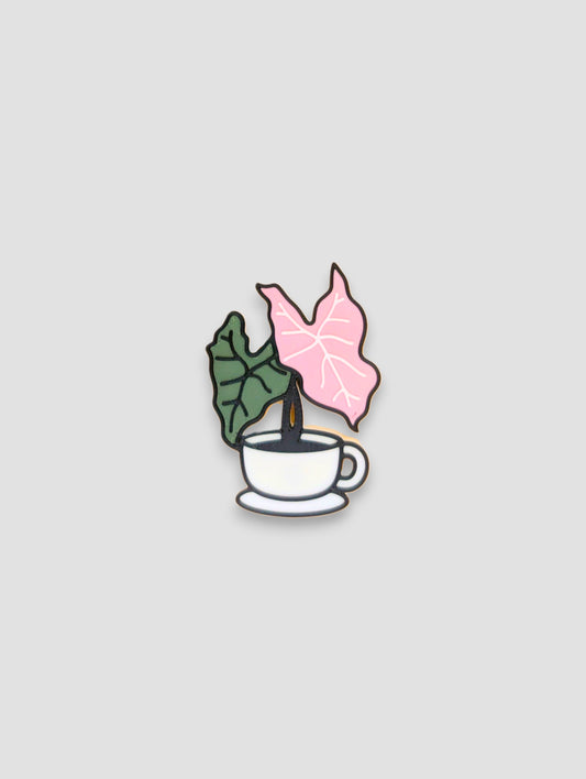 Tea Cup Alocasia (Pink) Magnet