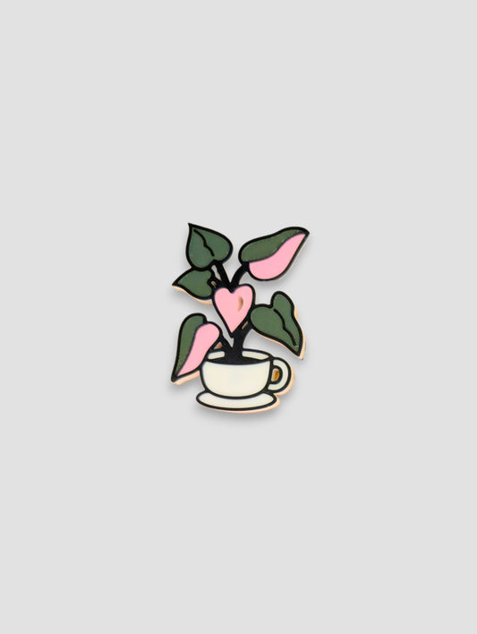 Tea Cup Philodendron (Pink) Magnet