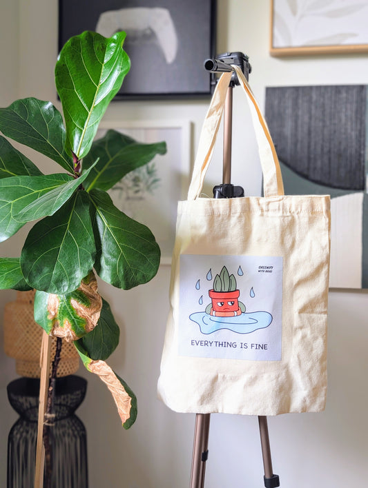Everything Is Fine Tote Bag