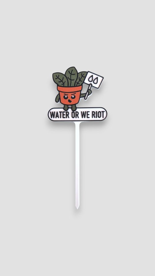 Water or We Riot Tag